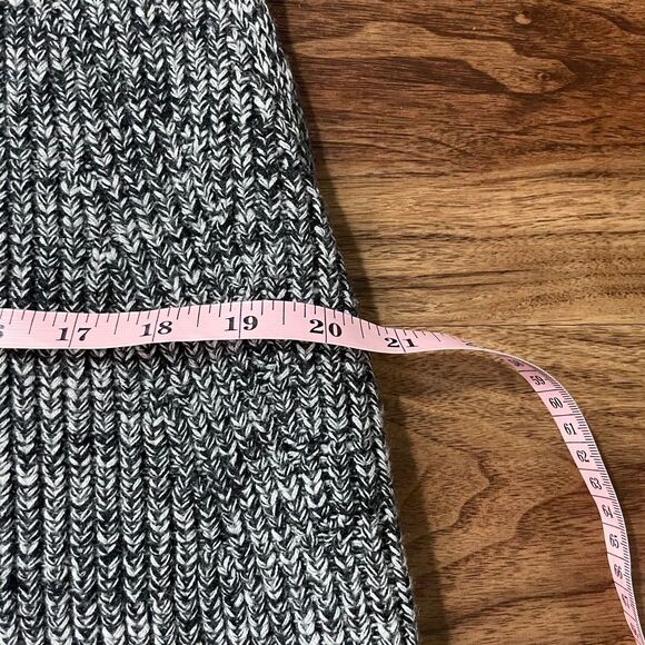 Banana Republic Cardigan Wool Open Front Sleeveless Gray Sweater Women's Size M - Picture 5 of 9